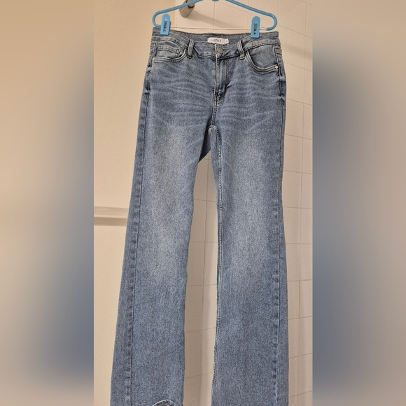 Denim - Classic Blue Women's Jeans Flair Leg